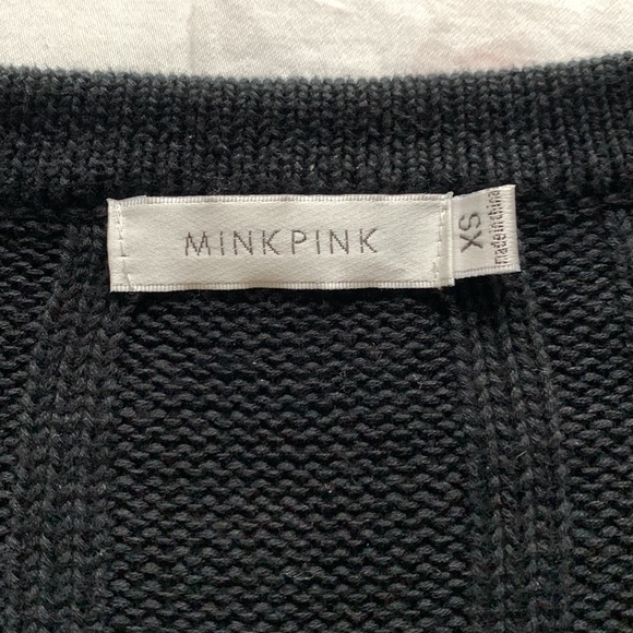MINKPINK Black Knit Cardigan - Picture 4 of 6